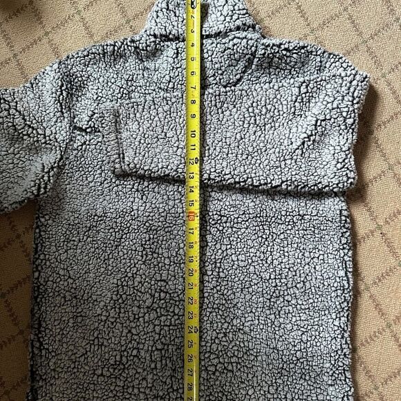 University of Maryland gray sherpa Boxercraft 1/4 zip L NWOT - Picture 5 of 10